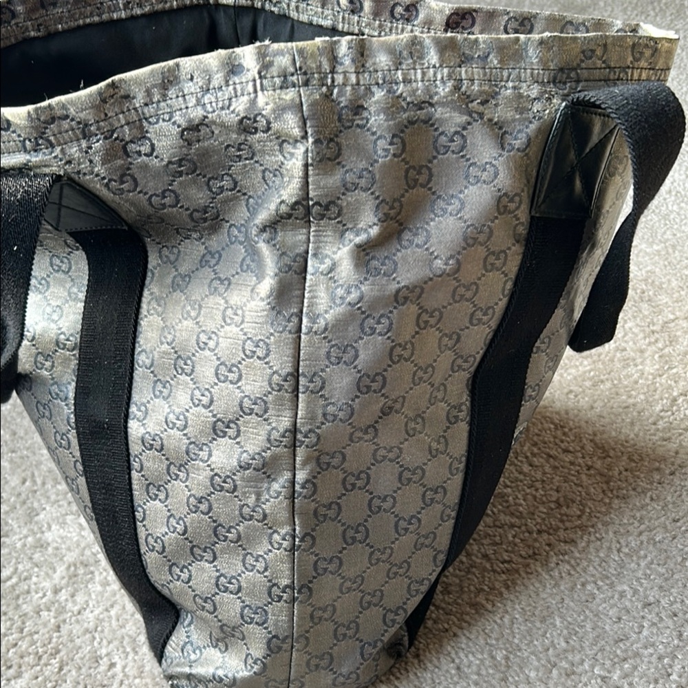 Gucci Crystal Monogram Medium Web Tote bag - Picture 8 of 15